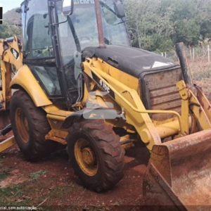 Retro Escavadeira Caterpillar 416E