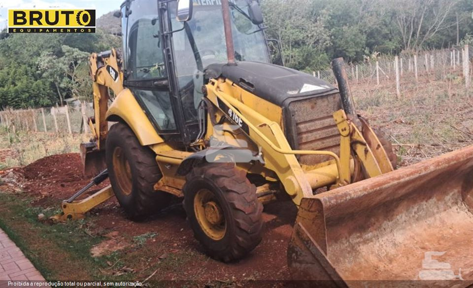Retro Escavadeira Caterpillar 416E