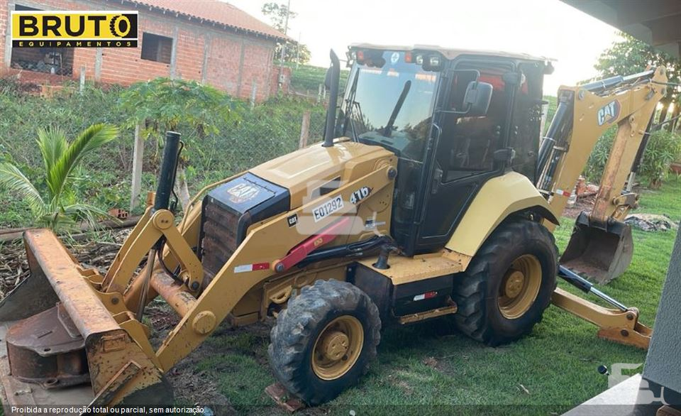 Retro Escavadeira Caterpillar 416